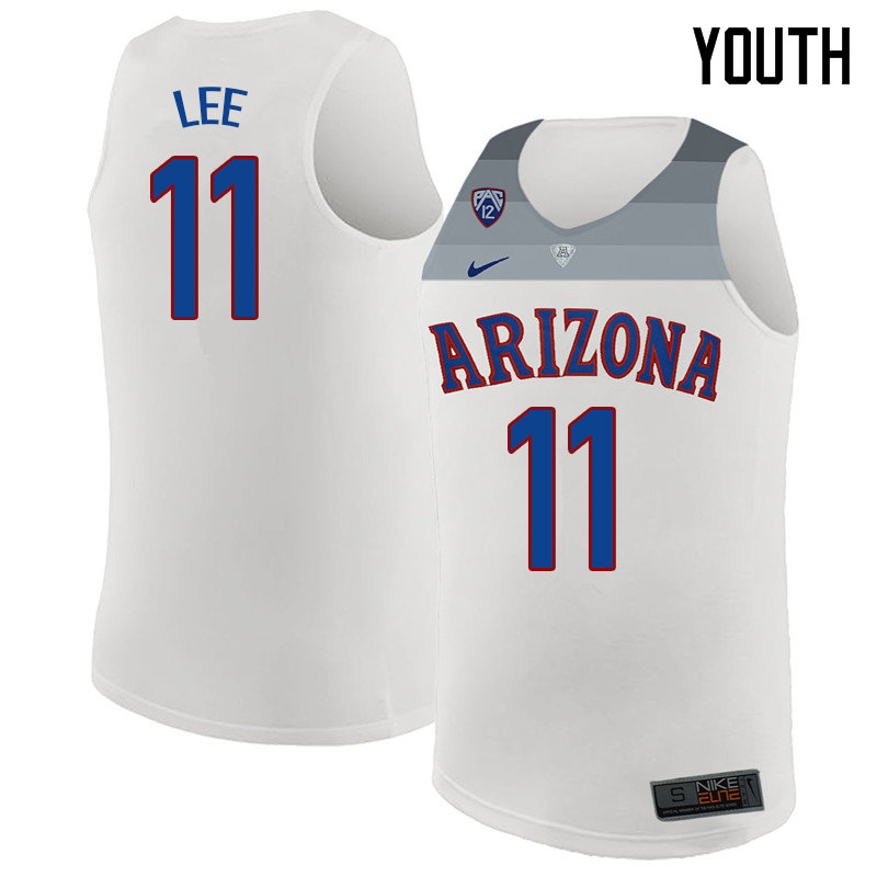 2018 Youth #11 Ira Lee Arizona Wildcats College Basketball Jerseys Sale-White